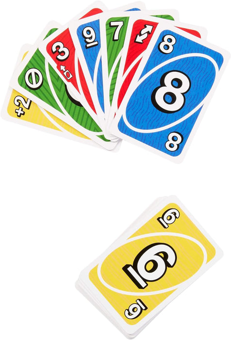 Mattel Games UNO Teams Card Game for Family Nights, Game Nights, Travel, Camping & Parties for Players 7 And Up In Up To Four Teams, With Cards Any Colorblind Player Can Use, HXT58