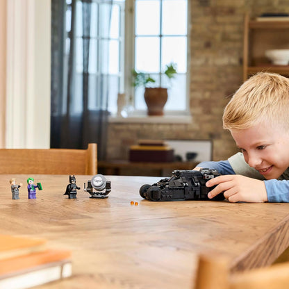 LEGO DC Batman: Batman Tumbler vs. Two-Face & The Joker - Batmobile Car Toy with 3 Minifigures - Super Hero Set - Gift for 8 Plus Year Old Boys, Girls and Dark Knight Fans 76303