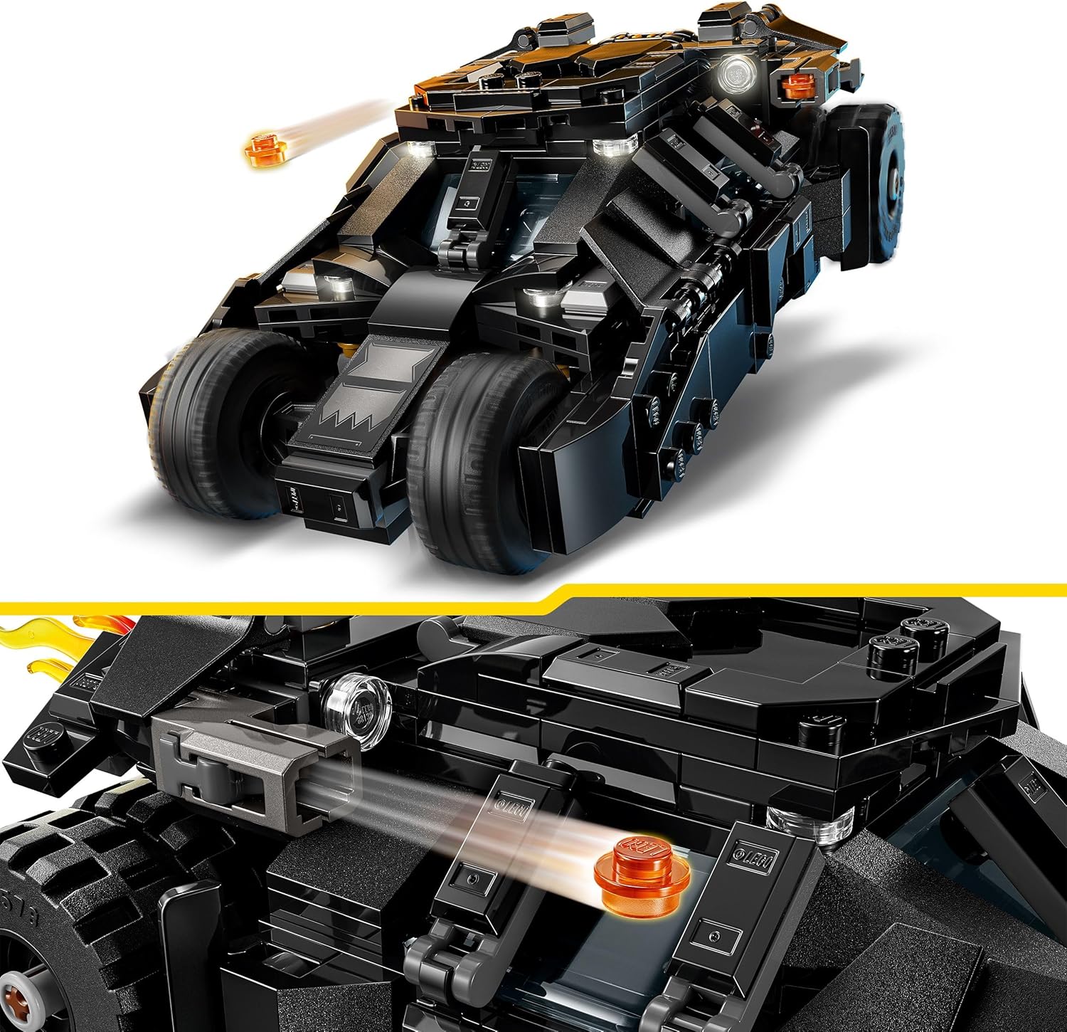 LEGO DC Batman: Batman Tumbler vs. Two-Face & The Joker - Batmobile Car Toy with 3 Minifigures - Super Hero Set - Gift for 8 Plus Year Old Boys, Girls and Dark Knight Fans 76303