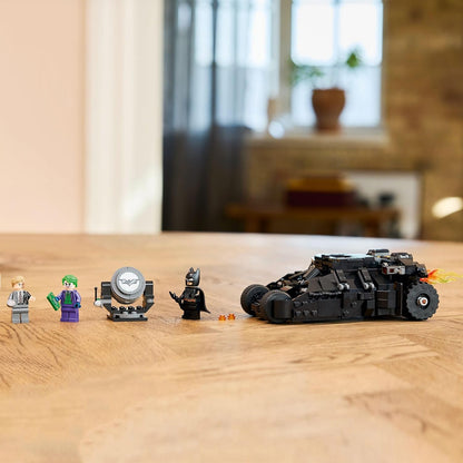 LEGO DC Batman: Batman Tumbler vs. Two-Face & The Joker - Batmobile Car Toy with 3 Minifigures - Super Hero Set - Gift for 8 Plus Year Old Boys, Girls and Dark Knight Fans 76303