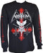 Nifelheim Servants Of Darkness Inverted Cross Gildan Long-Sleeved Shirt - Black - 54