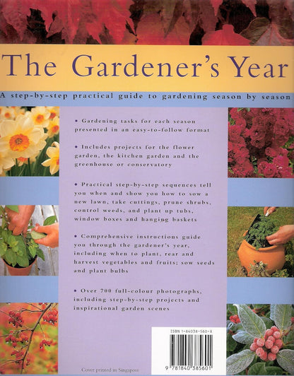 The Gardener's Year (A step-by-step practical guide to gardening season by season