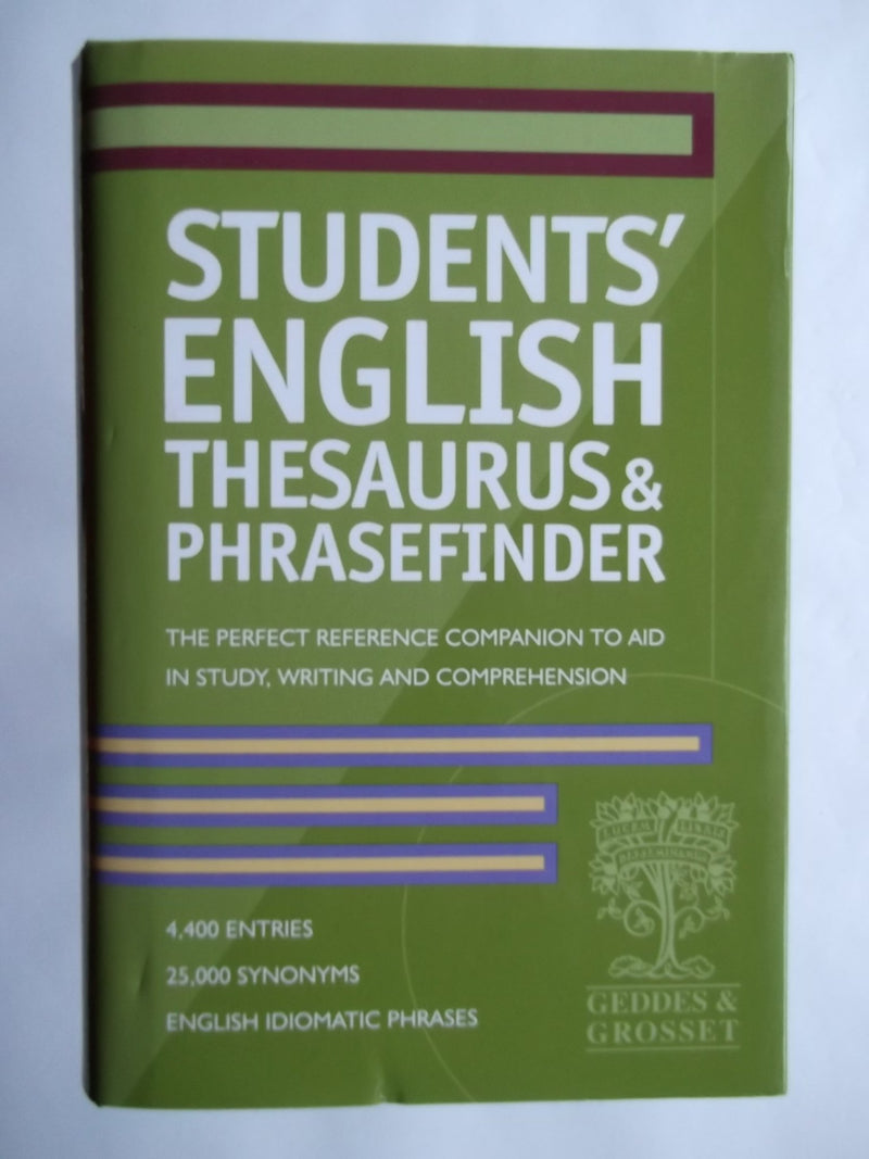 Students" English Thesaurus and Phrasefinder