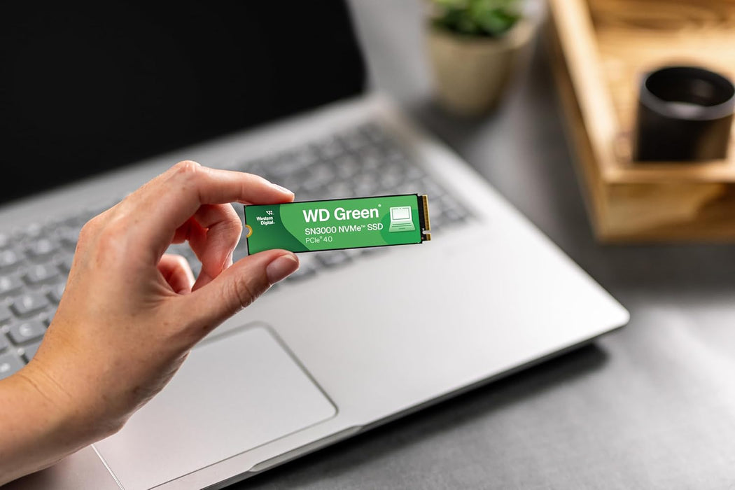 Western Digital 1TB WD Green SN3000 NVMe Internal SSD - Solid State Drive - Gen4 PCIe, M.2 2280, Up to 5,000 MB/s - WDS100T4G0E