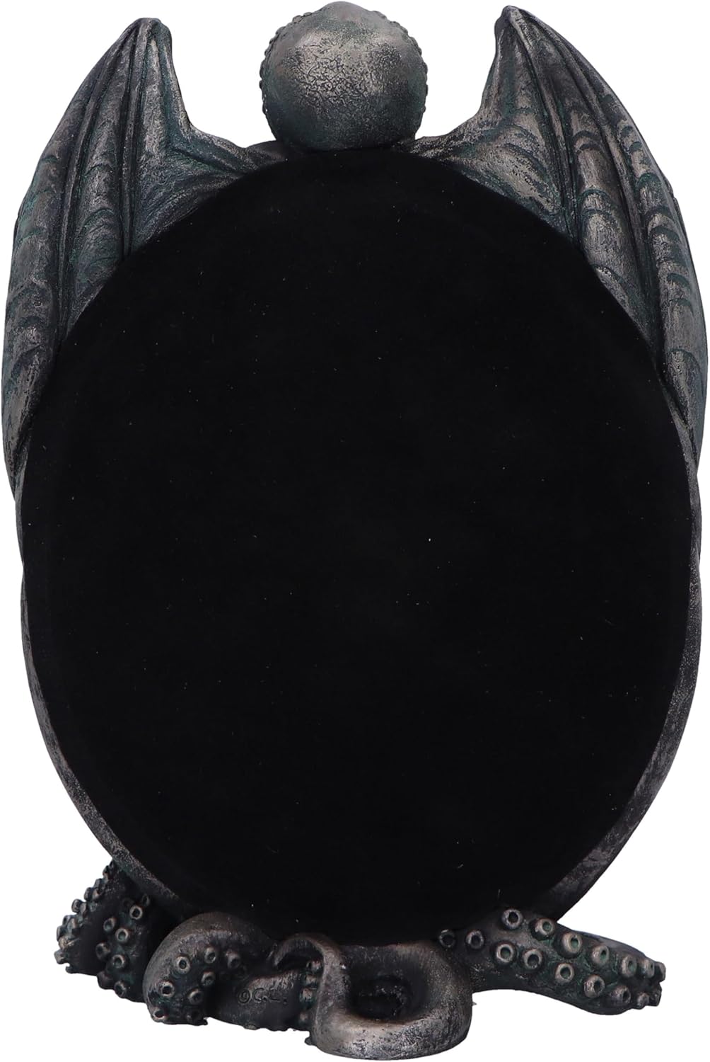 Nemesis Now Cthulhu's Reflection Cthulhu Mirror 25cm, Resin, Silver, Cthulhu Tabletop Mirror, Cast in the Finest Resin, Expertly Hand-Painted