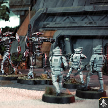 Atomic Mass Games | Star Wars Legión: Aqua Droids | Expansión | Juego de Miniaturas | A Partir de 14 Años | para 2 Jugadores | 1-2 Horas por Partida | Multilenguaje (Incluye Español