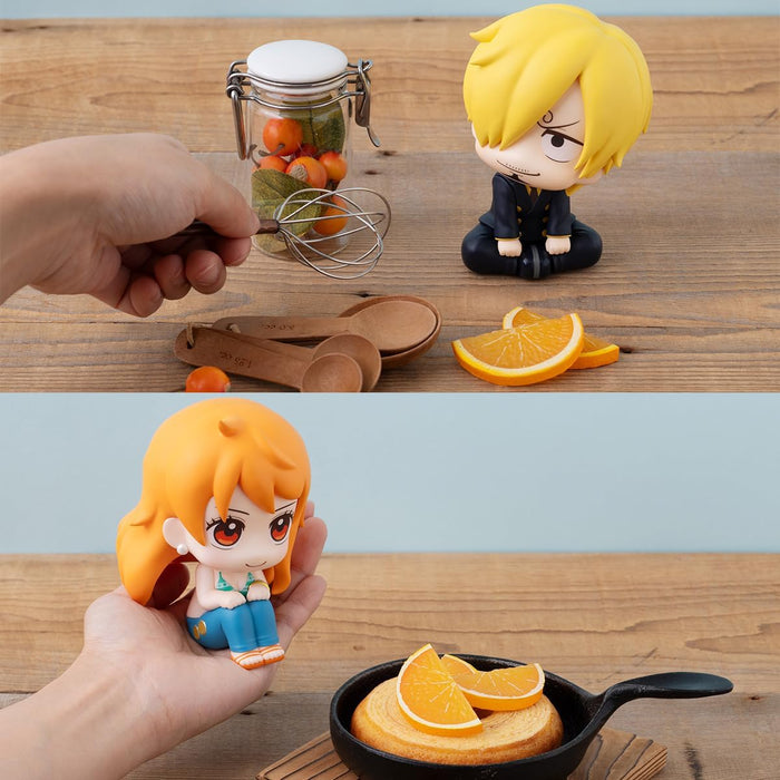 Megahouse Sanji & Nami One Piece Figure - Lookup - Set with Cloche & Orange 11 cm Multicolor MH839337