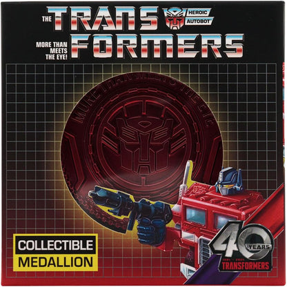 Transformers Medaille 40th Anniversary Autobot Edi