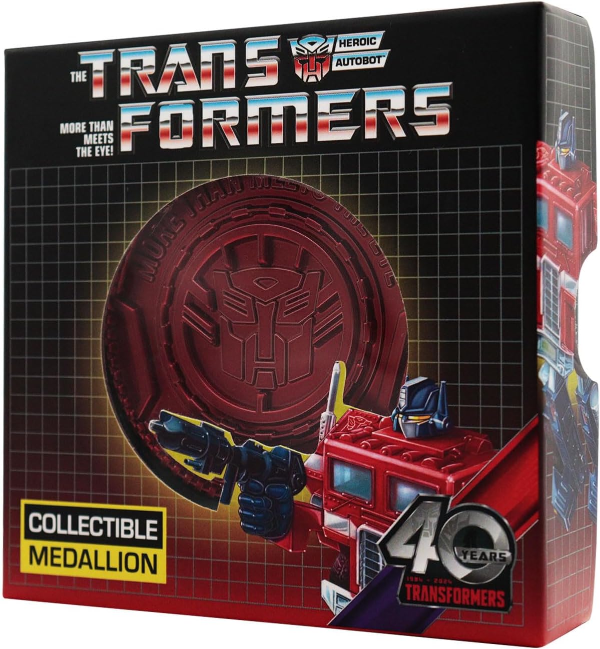 Transformers Medaille 40th Anniversary Autobot Edi