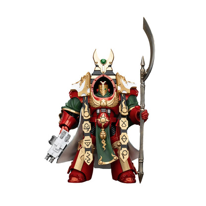 JoyToy Warhammer 40K Thousand Sons Legion Praetor in Cataphractii Terminator Armour 1:18 Scale Action Figure – Highly Detailed Collectible with Articulated Joints for Dynamic Posing