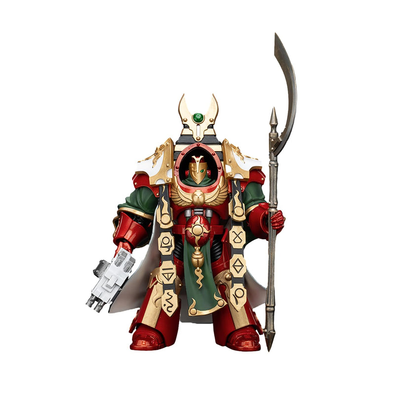 JoyToy Warhammer 40K Thousand Sons Legion Praetor in Cataphractii Terminator Armour 1:18 Scale Action Figure – Highly Detailed Collectible with Articulated Joints for Dynamic Posing