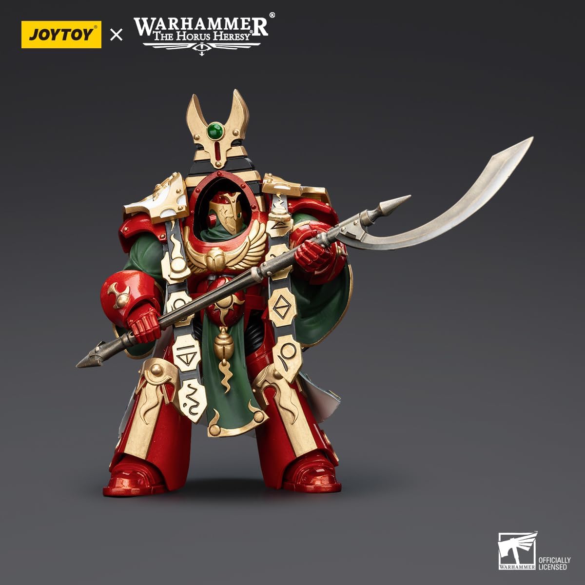 JoyToy Warhammer 40K Thousand Sons Legion Praetor in Cataphractii Terminator Armour 1:18 Scale Action Figure – Highly Detailed Collectible with Articulated Joints for Dynamic Posing