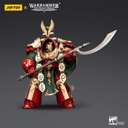 JoyToy Warhammer 40K Thousand Sons Legion Praetor in Cataphractii Terminator Armour 1:18 Scale Action Figure – Highly Detailed Collectible with Articulated Joints for Dynamic Posing