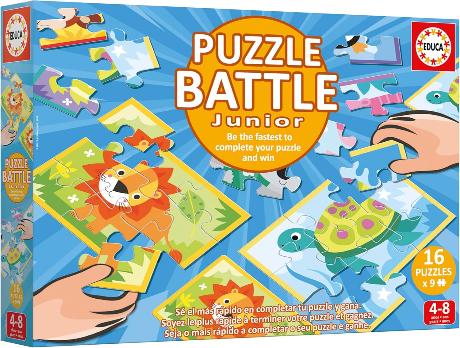 Educa - Battle Animals puzzel aanbevolen vanaf 4 jaar (20116