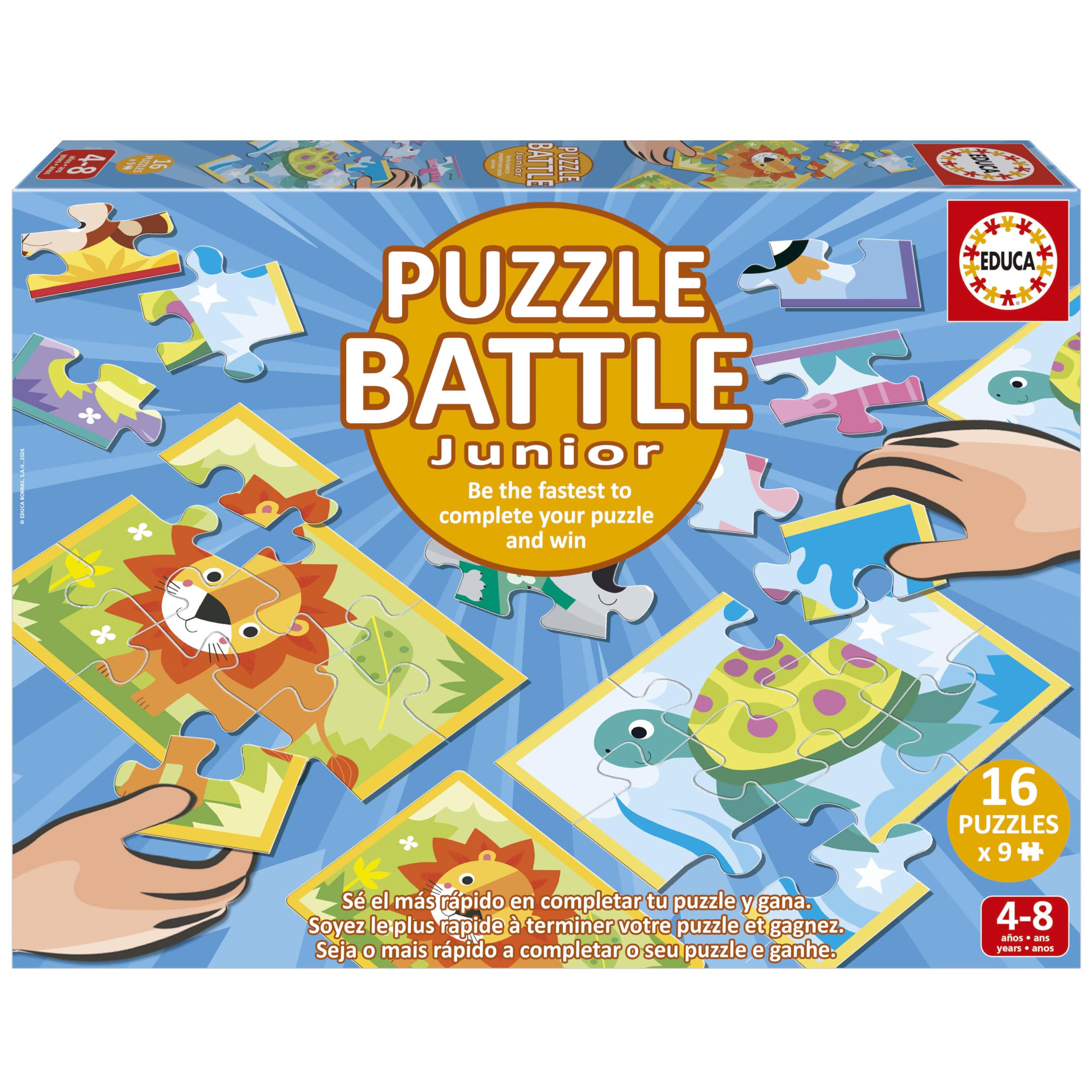 Educa - Battle Animals puzzel aanbevolen vanaf 4 jaar (20116