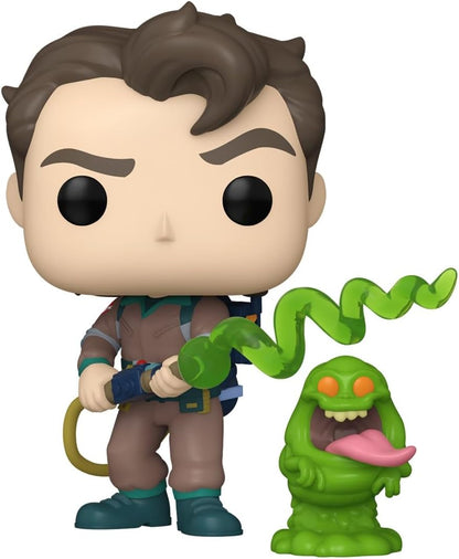 Funko POP!&Buddy: TRG - Dr. Peter Venkman With Slimer - the Real Ghostbusters - Collectable Vinyl Figure - Gift Idea - Official Merchandise - Toys for Kids & Adults - Cartoons Fans