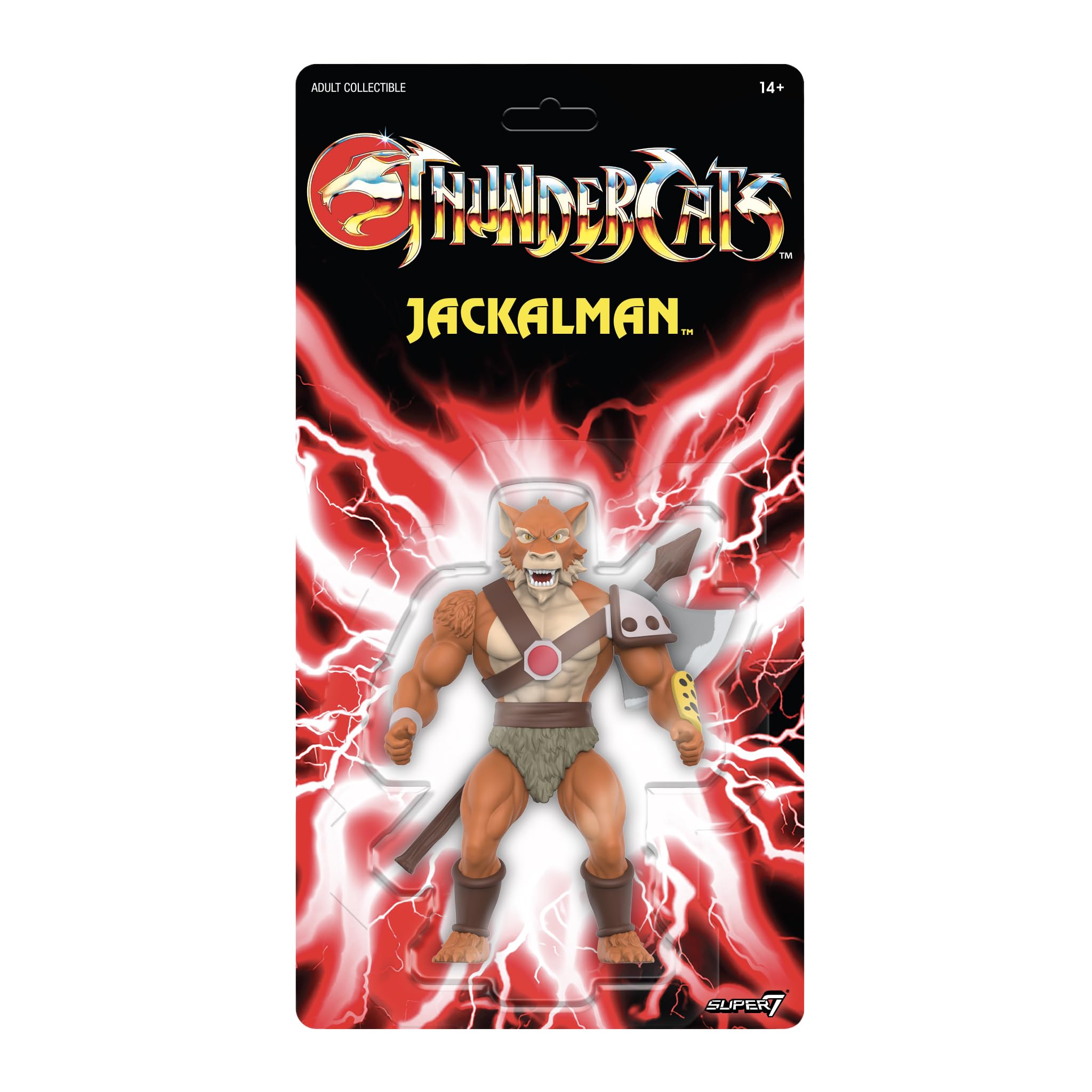 Super7 Thundercats Vintage Figures Wave 01 - Jackalman Action Figure