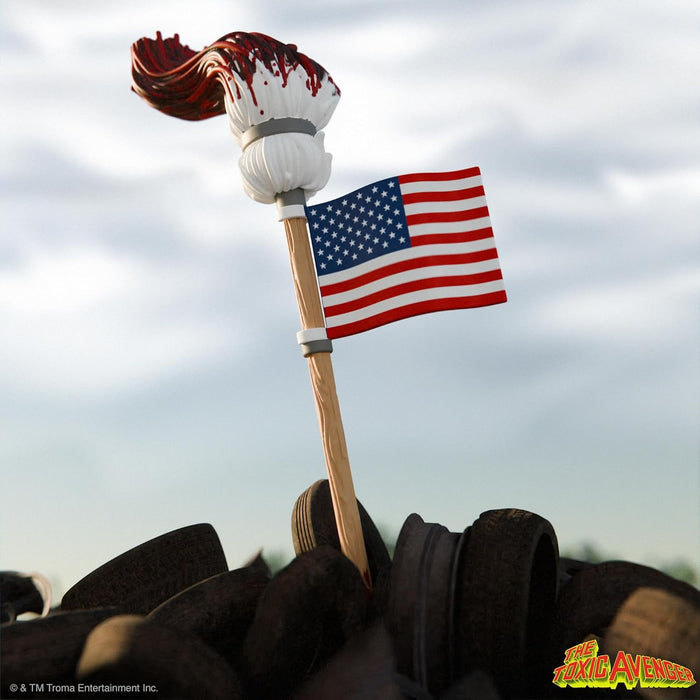 Super7 ULTIMATES! Toxic Avenger (Movie Version) - 7" Toxic Avenger Action Figure with Accessories Classic Cartoon Collectibles and Retro Toys