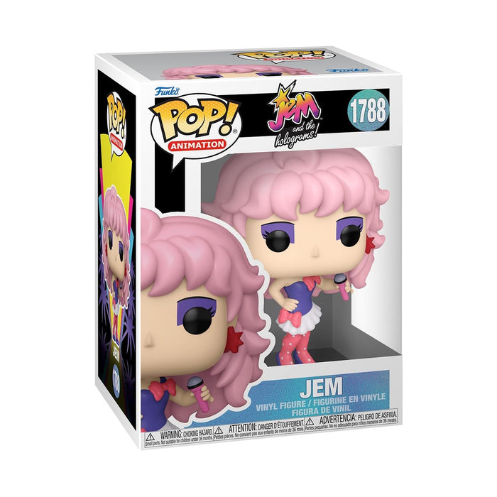 Funko POP! Animation: Jem and the Holograms - Jerrica Jem Benton - Jem - Collectable Vinyl Figure - Gift Idea - Official Merchandise - Toys for Kids & Adults - TV Fans - Model Figure for Collectors