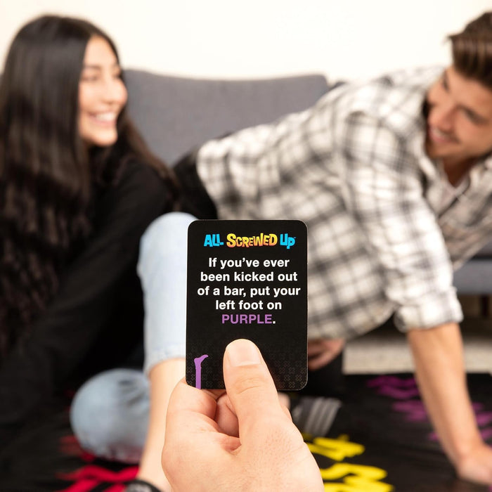 WHAT DO YOU MEME? All Screwed Up, The Adults-Only Twister Game of Tangles and Turns, Fun Active Party Game, Ideal for Ages 17+