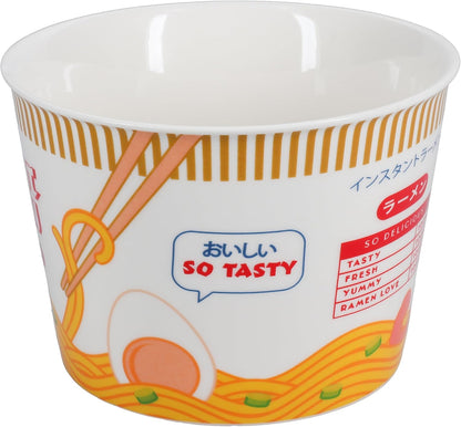 Paladone Anime Inspired Giant 15oz Ramen Coffee Mug, Novelty Animation Gift, Noodle Bowl for Manga Fans and Enthusiast