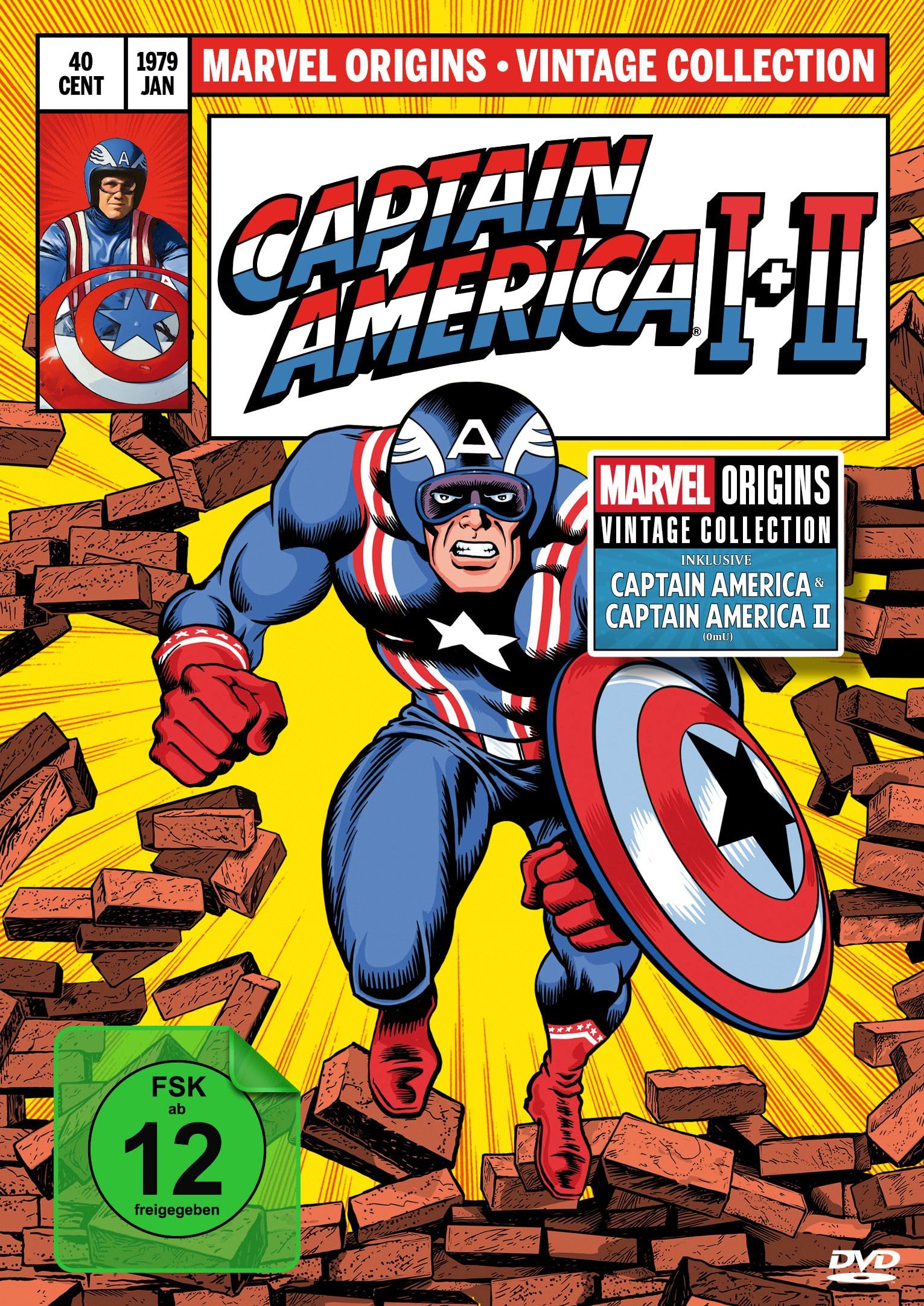 HOLCOMB, ROD / NAGY, IVAN - CAPTAIN AMERICA I+II - MARVEL ORIGINS