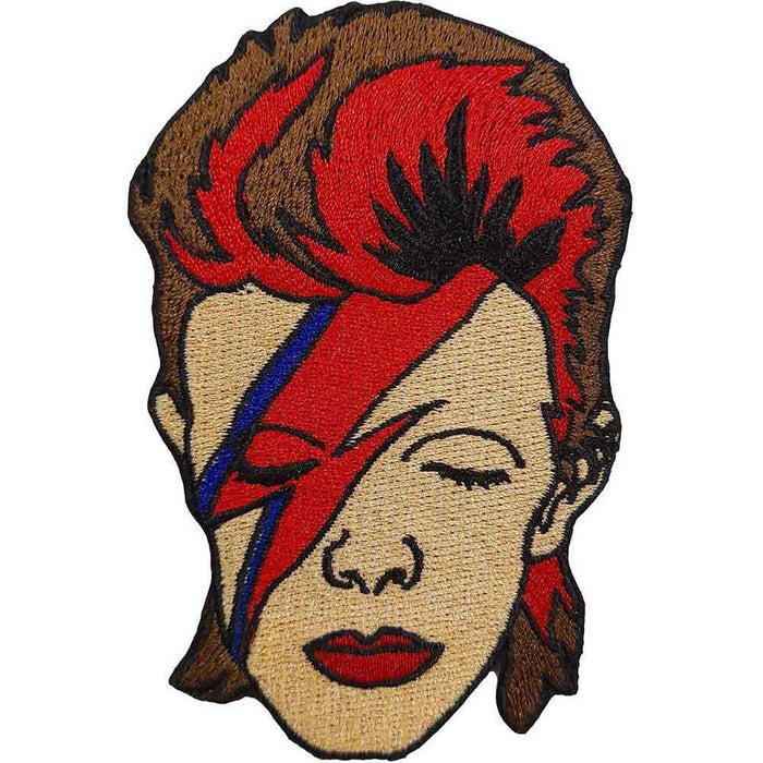 David Bowie Ziggy Face Patch (One Size) (Red/Brown/Black)