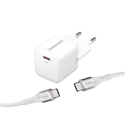 Intenso W30C + C315C 7803042 USB Charger Indoor Output Current Max. 3A 1 x USB-C® GaN, USB Power Delivery (USB-PD
