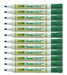 Pentel Chisel Point White Board Marker, Green Ink (Pack of 12