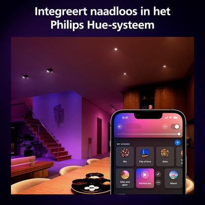 Philips Hue GU10 – Smart Spotlight – (2-Pack) White and Colour Ambiance