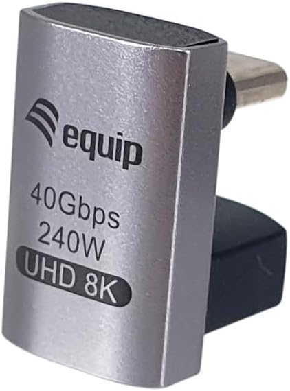 Equip 133477 USB 4C to CU Male Adapter 40Gbps PD 240W (Pack of 2