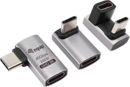 Equip 133478 USB 4C to C Adapter 40Gbps PD 240W Pack of 3