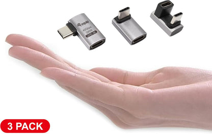 Equip 133478 USB 4C to C Adapter 40Gbps PD 240W Pack of 3