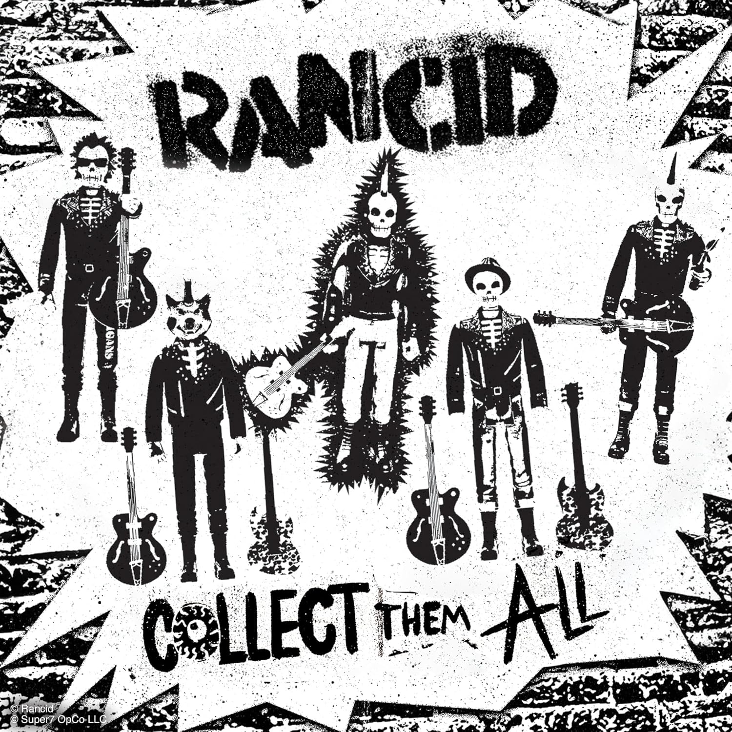 Super7 Rancid Reaction Figures Wave 05 - Skeletim (Time Bomb) Action Figure