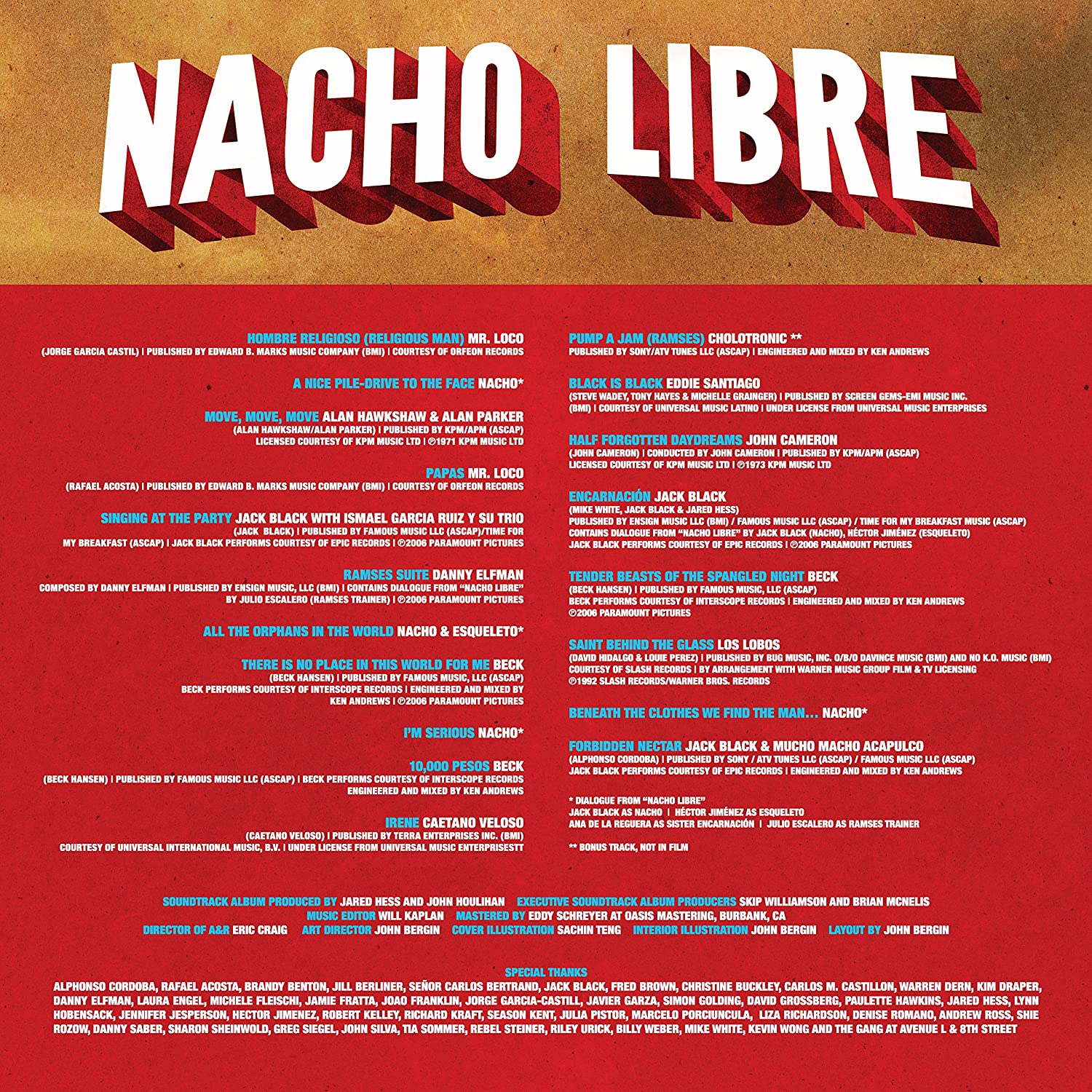 Nacho Libre Music from the Motion Picture