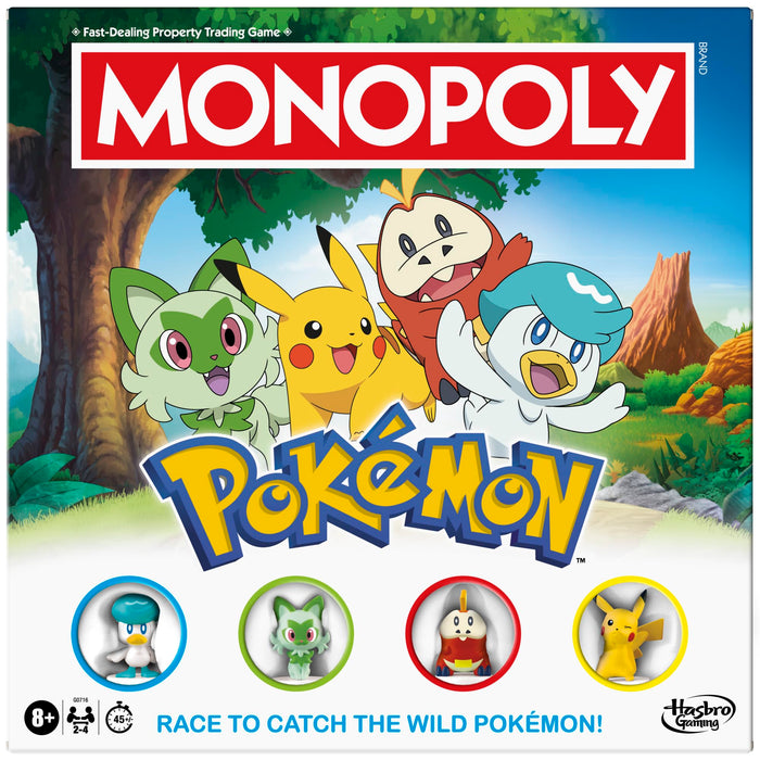 Monopoly Pokémon Edition Board Game - English Version