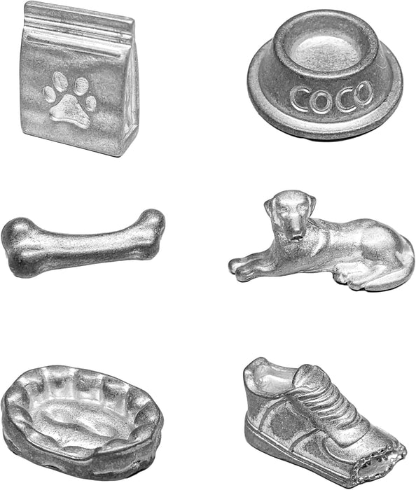 Winning Moves Dogs Monopoly Board Game English Edition, Play with your favourite canines from Pomeranian, Siberian Husky and Shiba Inu, Fun family board game for ages 8 and up