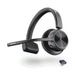 Poly Voyager 4310 UC Wireless Headset (Plantronics) - Single-Ear Bluetooth Headset w/Noise-Canceling Boom Mic - Connect PC/Mac/Mobile via Bluetooth - Works w/Teams (Certified), Zoom 2024 Version (USB-C & USB-A)
