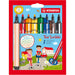 Stabilo - STABILO Trio Scribbi - Viltstift Met Meeverende Punt - Set 8 Stuks