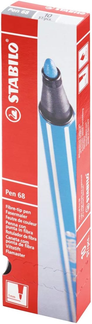 Premium viltstift - STABILO Pen 68-10 stuks - nude