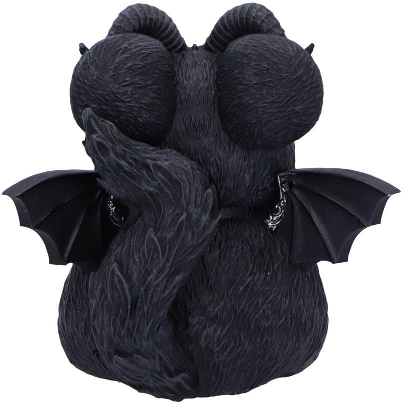 Nemesis Now Marchillias Cult Cutie Chinchilla Figurine, Resin, Black, Cast in the Finest Resin, Expertly Hand-Painted