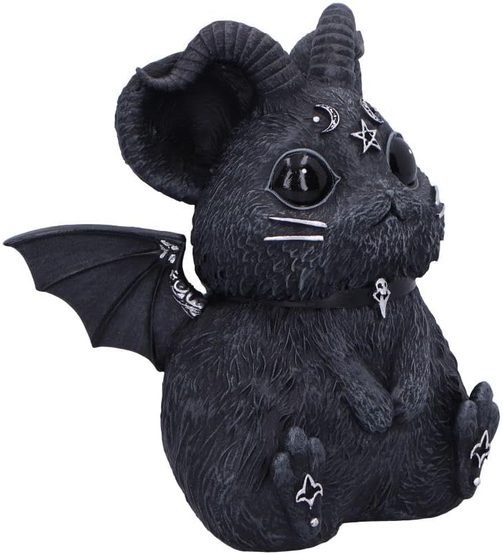 Nemesis Now Marchillias Cult Cutie Chinchilla Figurine, Resin, Black, Cast in the Finest Resin, Expertly Hand-Painted