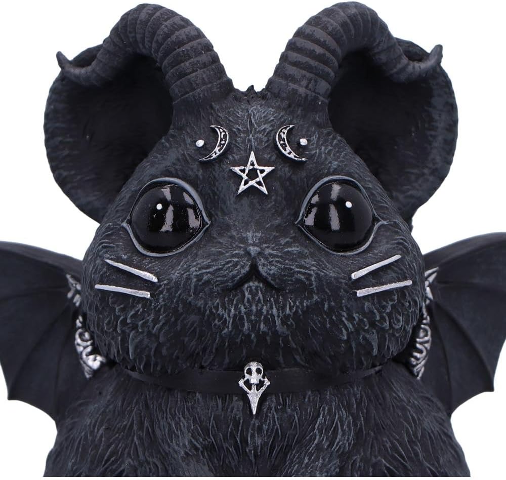 Nemesis Now Marchillias Cult Cutie Chinchilla Figurine, Resin, Black, Cast in the Finest Resin, Expertly Hand-Painted