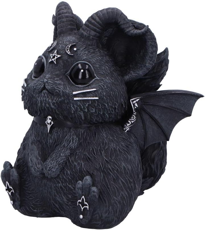 Nemesis Now Marchillias Cult Cutie Chinchilla Figurine, Resin, Black, Cast in the Finest Resin, Expertly Hand-Painted