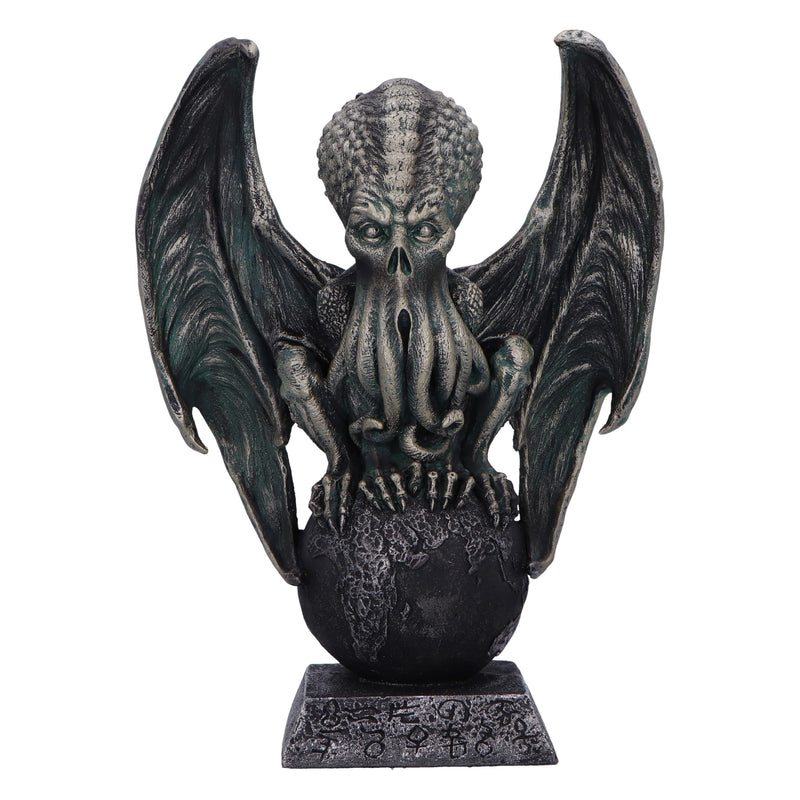 Nemesis Now Reign of Cthulhu on Ball 25cm, Resin, Black, Cast in the Finest Resin, Expertly Hand-Painted