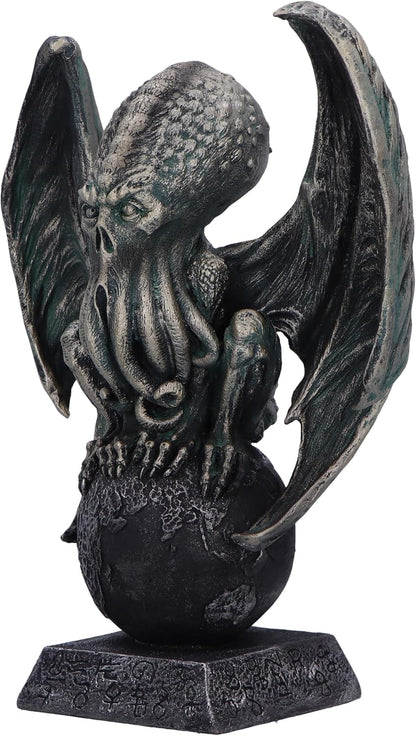 Nemesis Now Reign of Cthulhu on Ball 25cm, Resin, Black, Cast in the Finest Resin, Expertly Hand-Painted