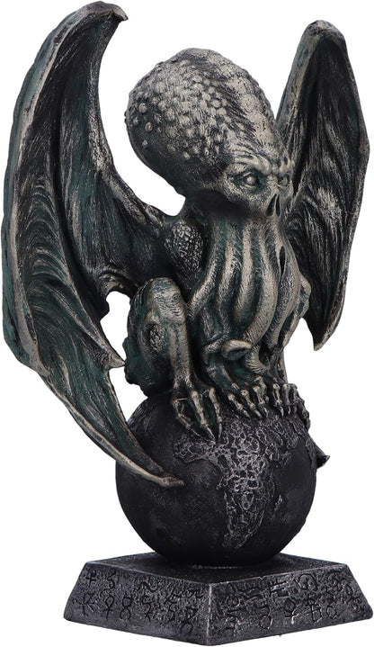 Nemesis Now Reign of Cthulhu on Ball 25cm, Resin, Black, Cast in the Finest Resin, Expertly Hand-Painted