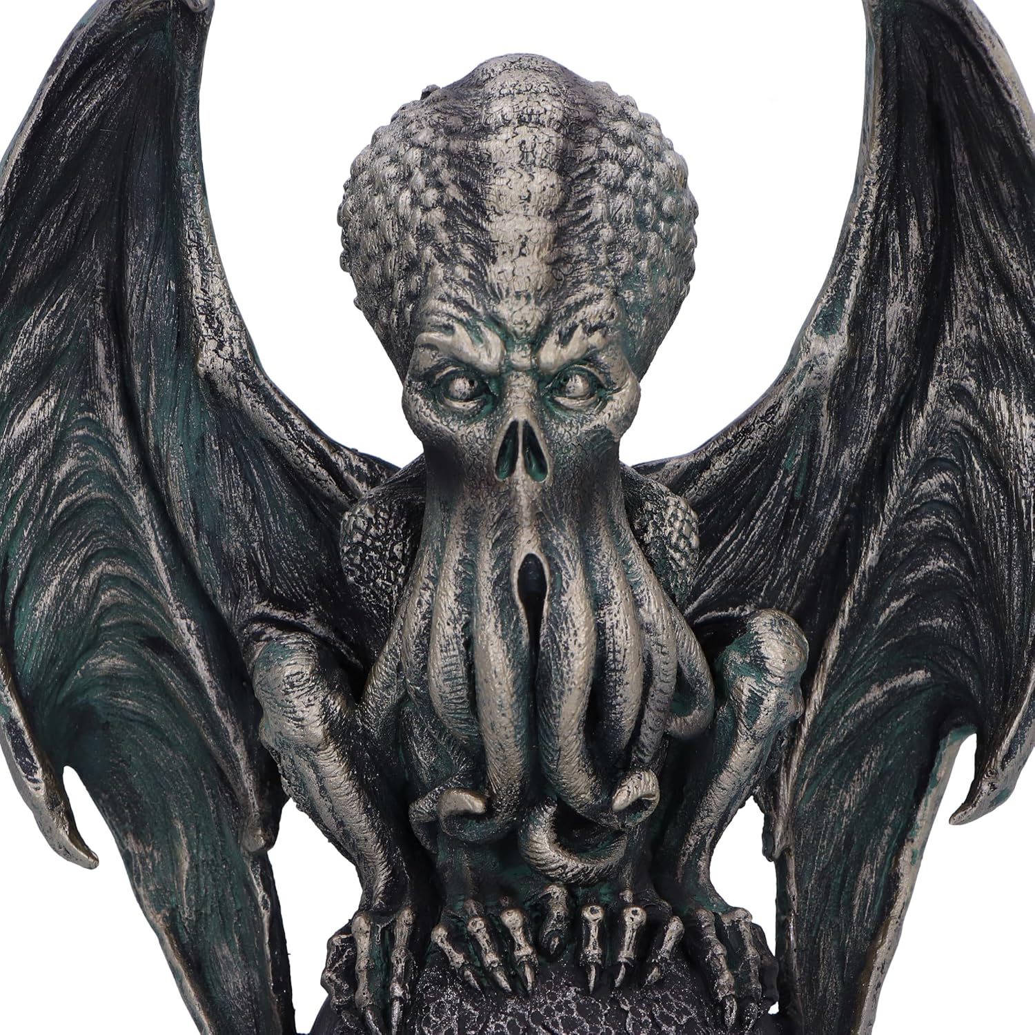 Nemesis Now Reign of Cthulhu on Ball 25cm, Resin, Black, Cast in the Finest Resin, Expertly Hand-Painted