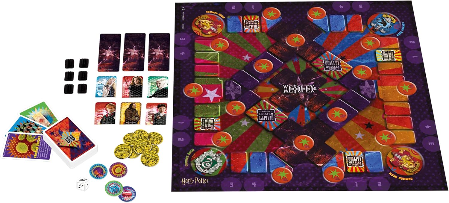 Cartamundi Harry Potter Skiving Snackbox Scavenge Board Game, Calling All Harry Potter Super-Fans! For 2 to 4 Players, Great Gift For Kids Aged 8+