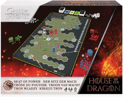 Cartamundi House of the Dragon, Game of Thrones - Seat of Power Board Game, Take Control of the Iron Throne